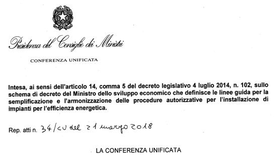 Linee guida efficienza energetica, energie rinnovabili e APE
