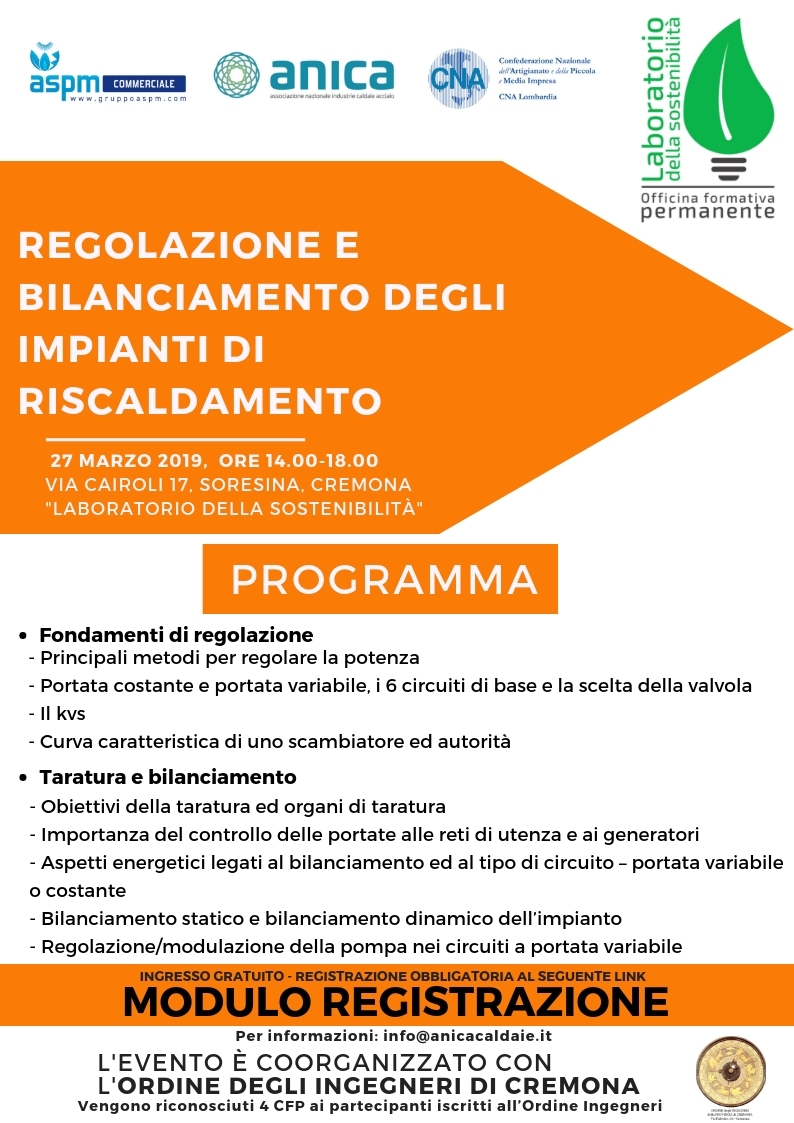 Regolazione e bilanciamento degli impianti di riscaldamento