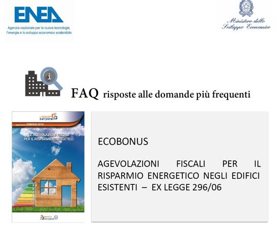 Parere ENEA su Ecobonus al 65% e sistema di termoregolazione evoluto per caldaie a condensazione
