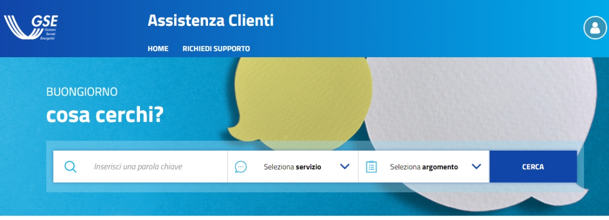 Aggiornato il portale per l'assistenza cliente del GSE