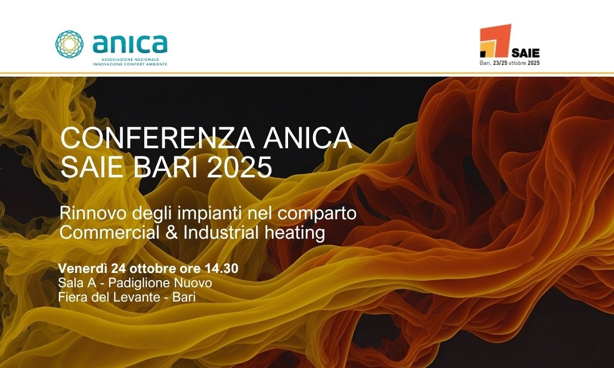 Conferenza ANICA a SAIE Bari 2025